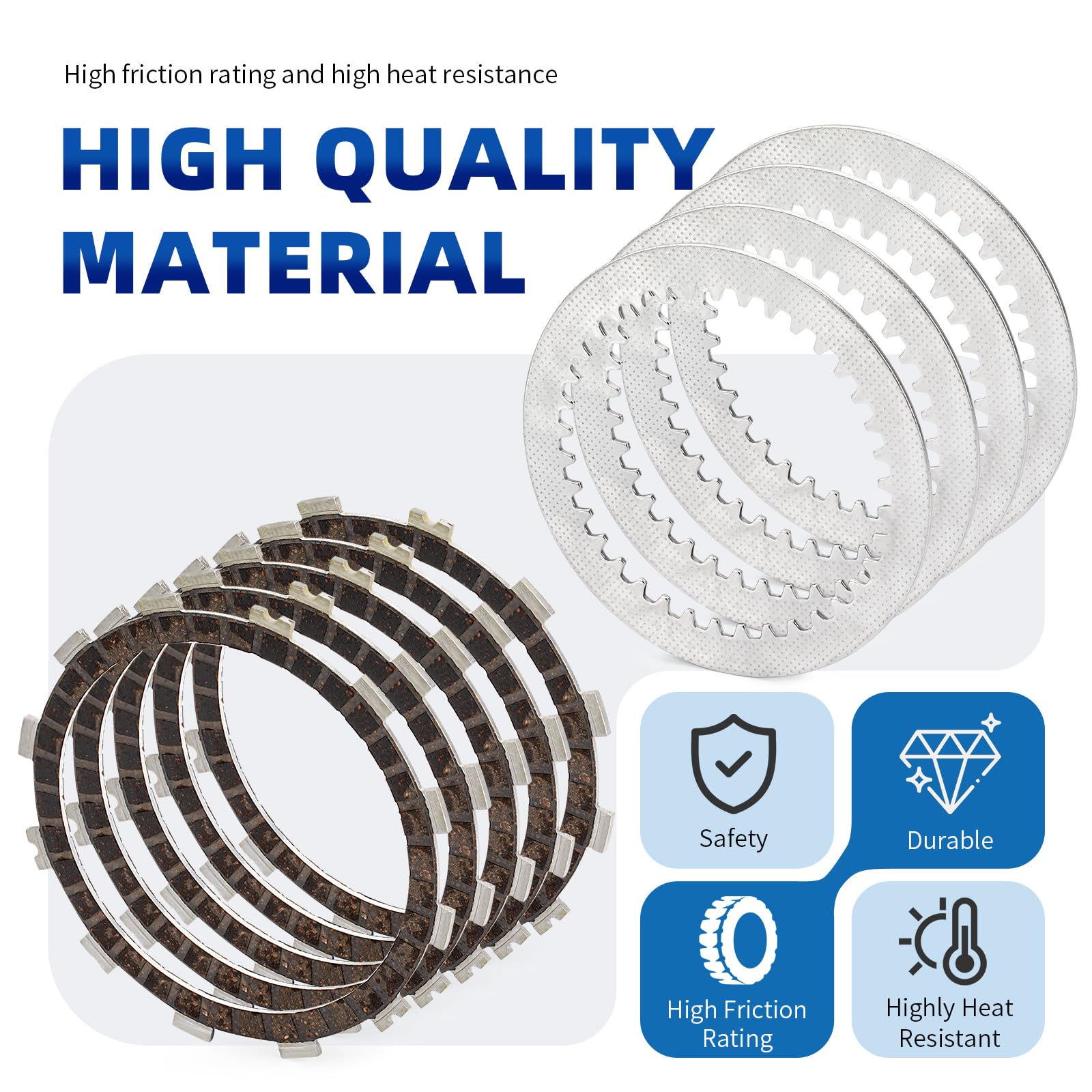 Amazon.com: Heavy Duty Clutch Friction Plates & Gasket Kit for